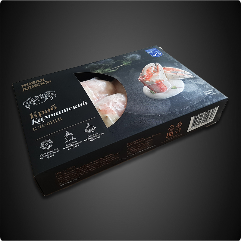 Краб камчатский.  Мясо большой клешни на двух когтях