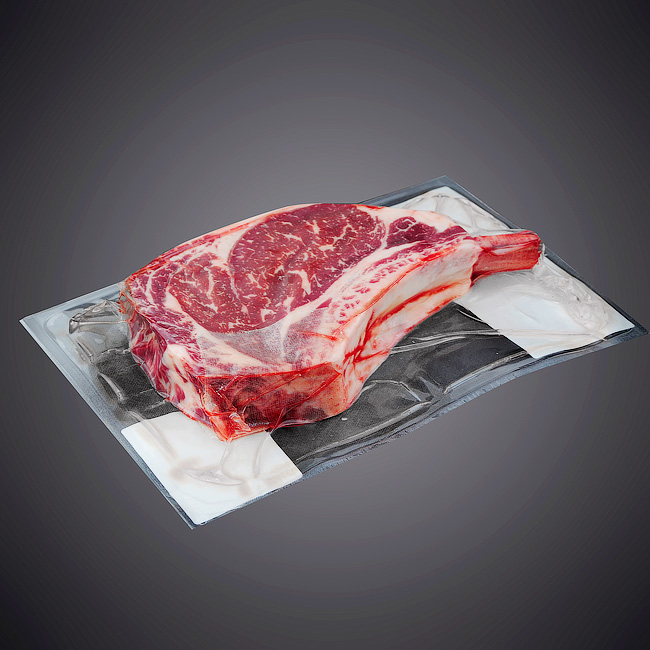 Стейк на кости Ковбой | Ribeye bone in steak | Купить мясо в интернет магазине с доставкой по Москве | ПраймБиф (Primebeef) | Мясо ангуса кукурузный откорм 180 дней.