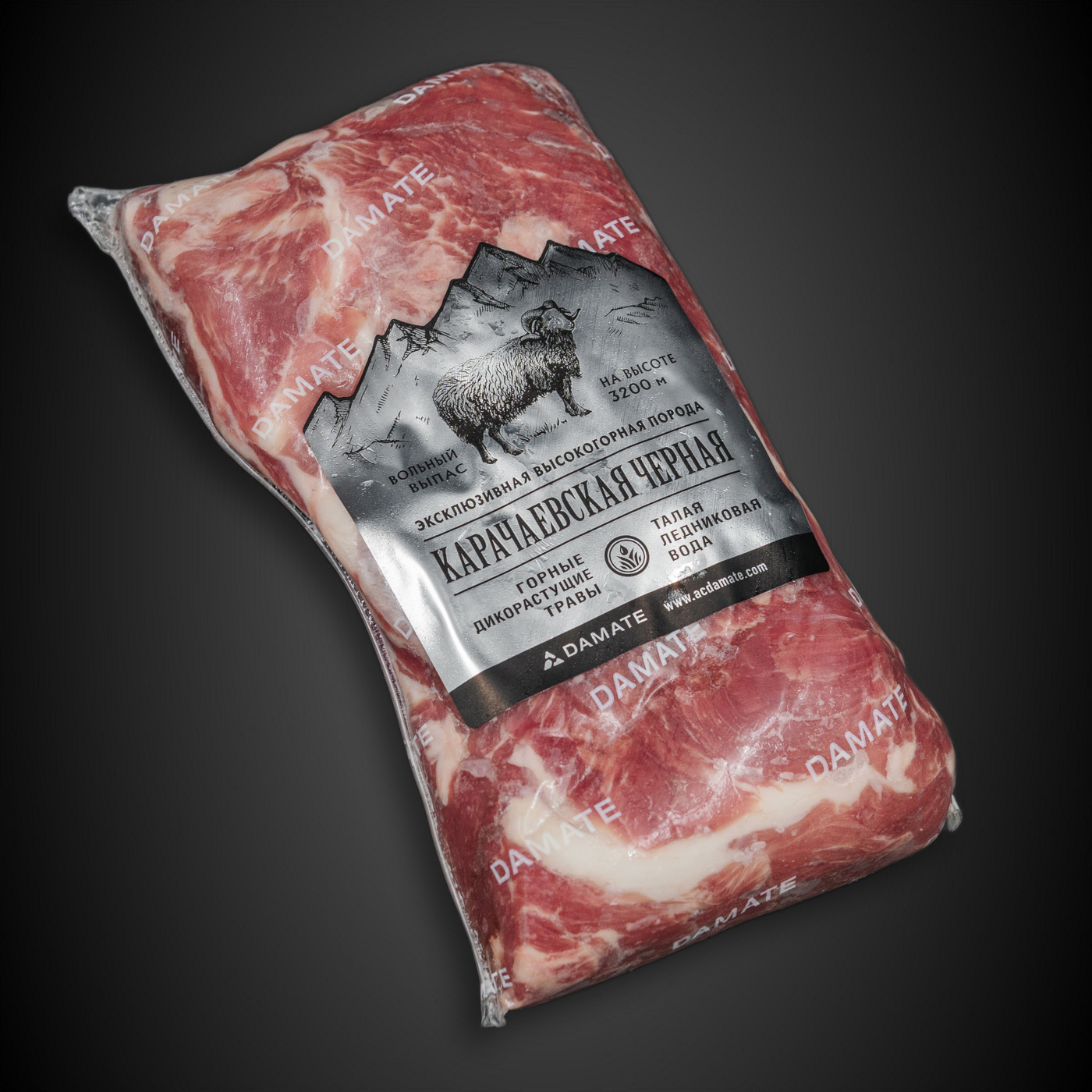 Корейка ягнёнка  Карачаевская чёрная (4 ребра)