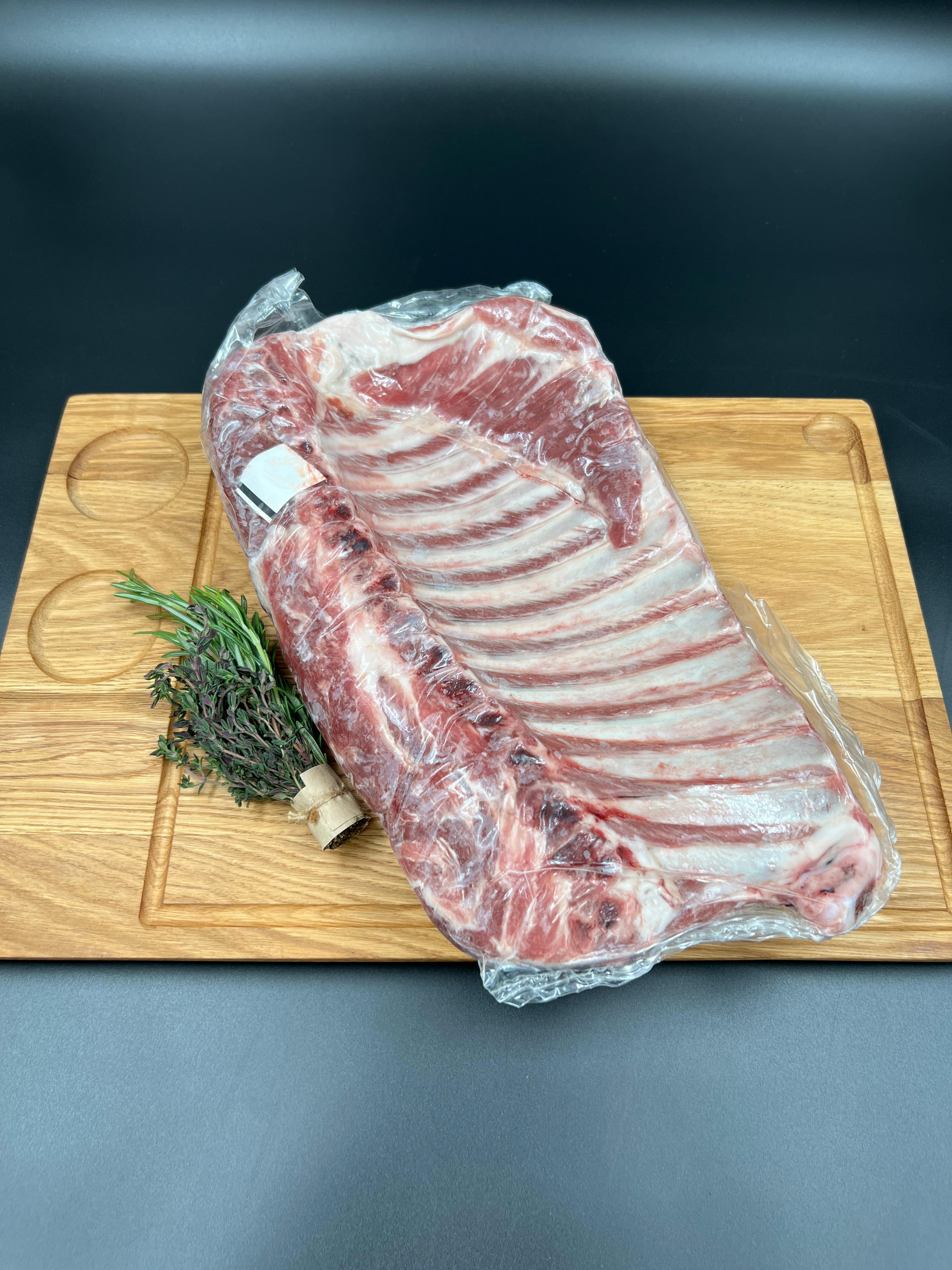 Корейка ягнёнка Dorper Мираторг (12 ребер) 1.3-2.1 кг