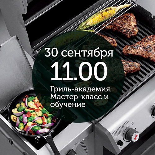 <Weber Grill Academy. <br> Основные методы приготовления на гриле