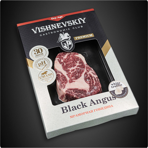<Рибай окуренный белым трюфелем Prime dry aged