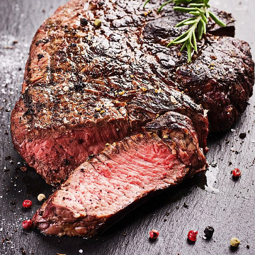 <Стейк Рибай <br>Праймбиф (Dry Aged Primebeef)